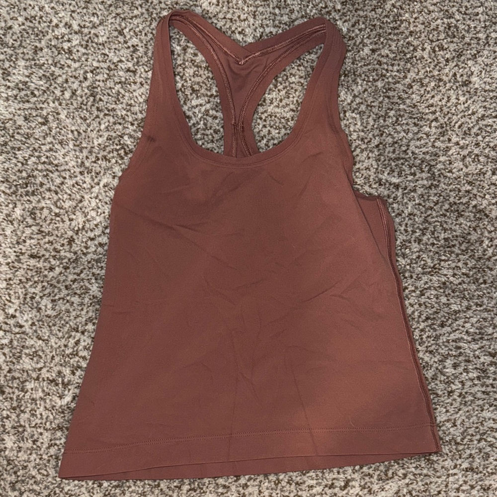 Lululemon mauve racerback tank top